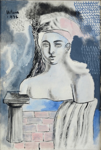Milena Barilli, Composizione, 1932, olio su tela