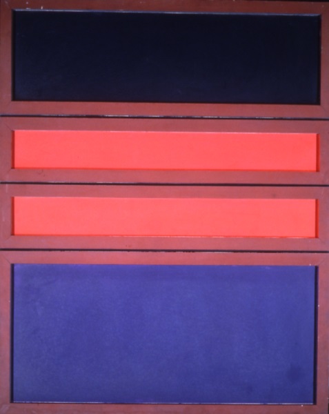 Tano Festa, Omaggio a Rothko, 1963, tecnica mista