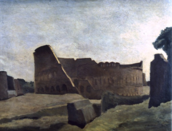 Emilio Sobrero, Colosseo, 1927-1935, olio su tela