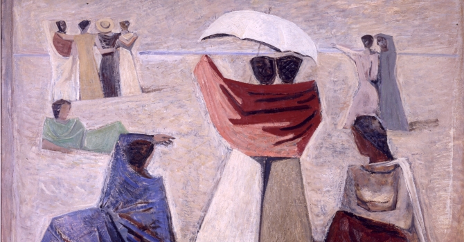 Massimo Campigli, Le spose dei marinai, 1934, olio su tela