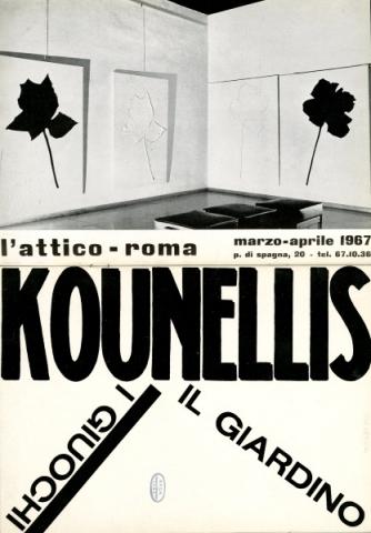 Jannis Kounellis, Galleria L’Attico, 1967