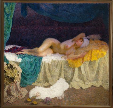 Camillo Innocenti, La sultana, 1913, olio su tela