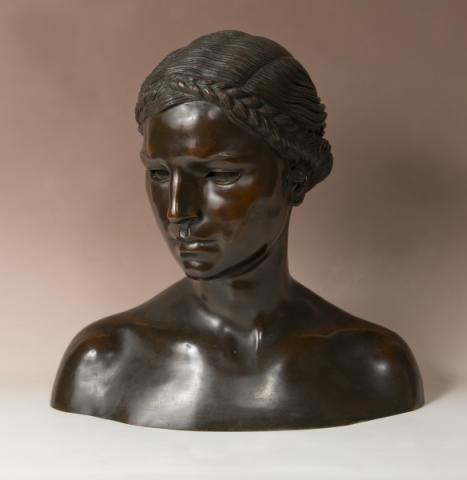 Ettore Colla, Ritratto (Busto di giovinetta), 1926-1927, bronzo