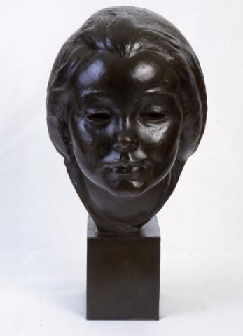 Giovanni Prini, Ritratto di bambina (1934), bronzo