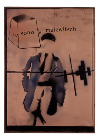 Mario Schifano, Io sono K Malewitsch, 1965-1966