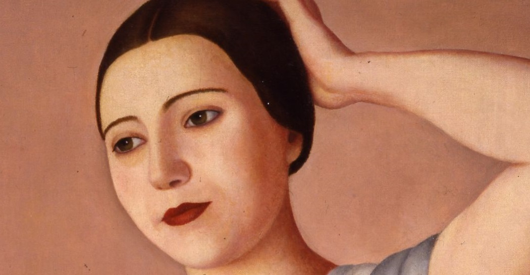 Antonio Donghi, Donna alla toletta, 1930, olio su tela-particolare