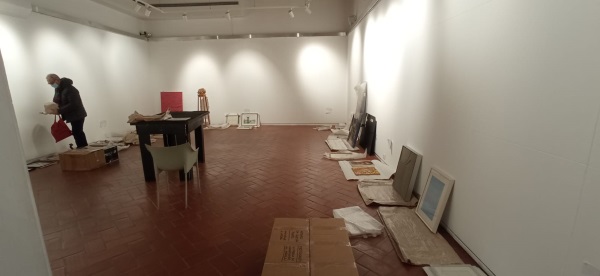 Allestimento mostra - foto di Giancarlo Masala