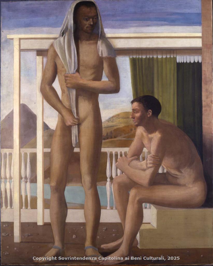 Franco Gentilini - Giovani in riva al mare
