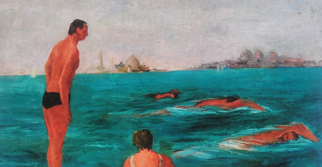 Nuotatori, 1940 Giovanni Omiccioli (particolare)
