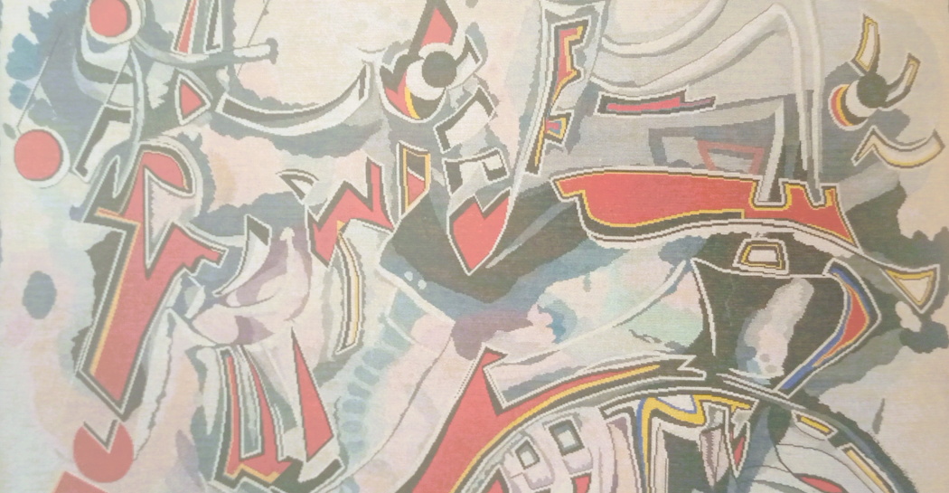 Niki Berlinguer, da Mastroianni (La Chimera), 1973, arazzo ricamato (© Il Cigno) Niki Berlinguer, da Mastroianni (La Chimera), 1973, arazzo ricamato (© Il Cigno)