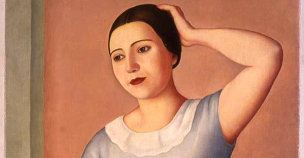 (Donna alla toletta, 1930, olio su tela, inv. AM 805. Dettaglio (Donna alla toletta, 1930, olio su tela, inv. AM 805. Dettaglio
