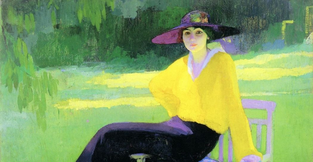 Dettaglio dell'opera Nel parco di Amedeo Bocchi Dettaglio dell'opera Nel parco di Amedeo Bocchi