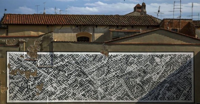 Sten Lex, Paesaggio Urbano V, Arezzo, 2016