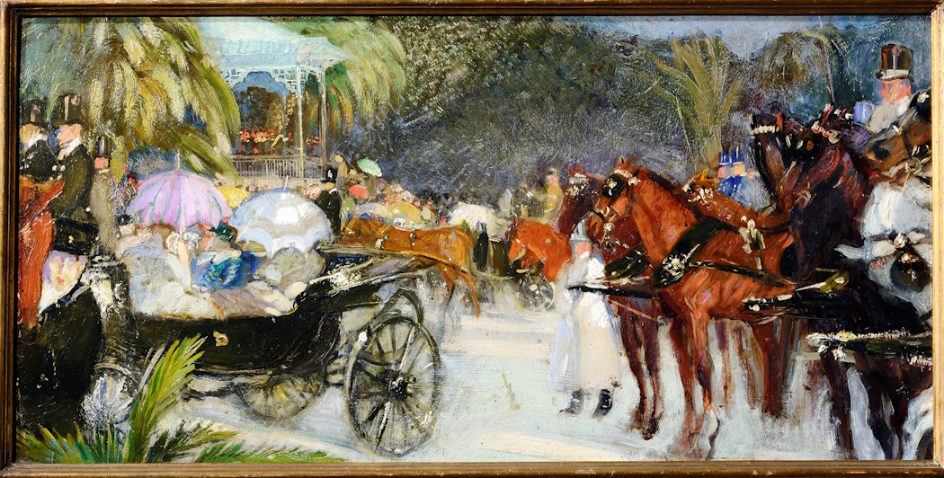 Armando Spadini, Musica al Pincio, 1913 Armando Spadini, Musica al Pincio, 1913