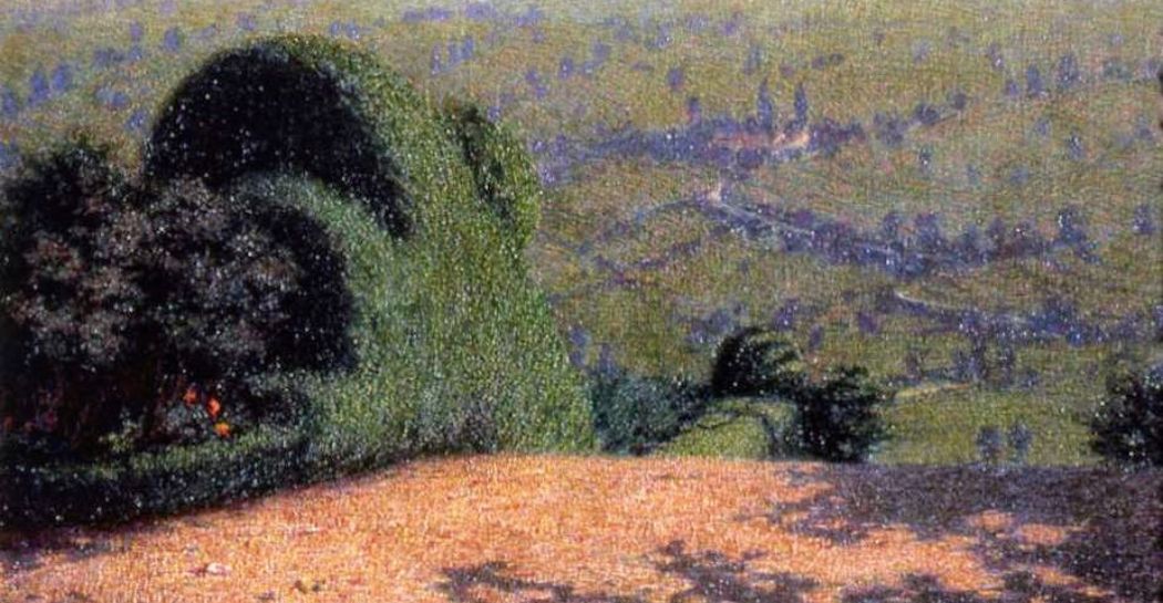 In giardino - Angolo di giardino, Angelo Morbelli, 1912 In giardino - Angolo di giardino, Angelo Morbelli, 1912