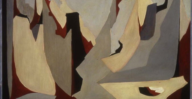 Rovine di Varsavia, Giulio Turcato, 1948 Rovine di Varsavia, Giulio Turcato, 1948