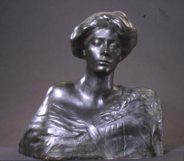 Auguste Rodin, Busto di signora (1907-1912), bronzo