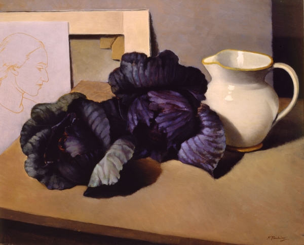 Francesco Trombadori, Natura morta con i cavoli rossi, 1937ca., olio su tela, Galleria d’Arte Moderna di Roma 
