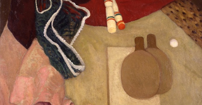 Giuseppe Capogrossi, Giuochi, 1935 ca., olio su tela Giuseppe Capogrossi, Giuochi, 1935 ca., olio su tela