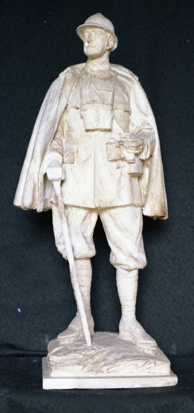 Ettore Ximenes, Il duca d’Aosta, 1915-1918, gesso, h 55 cm 