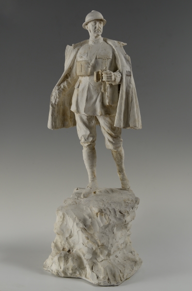 Ettore Ximenes, Il duca d’Aosta, 1915-1918, gesso, h 57 cm 