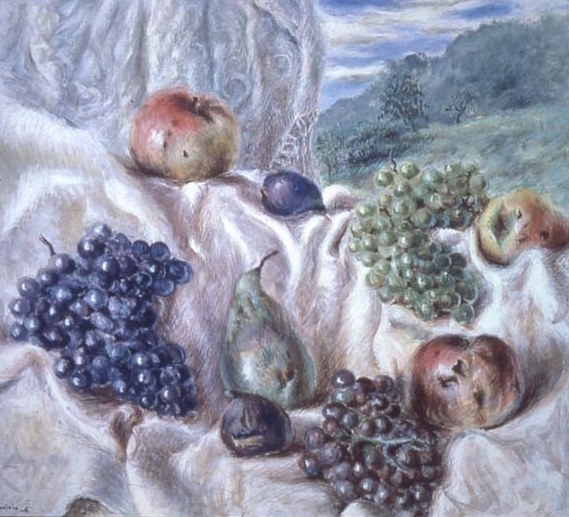 Alberto Savinio, Autunno (1934), tempera su tela