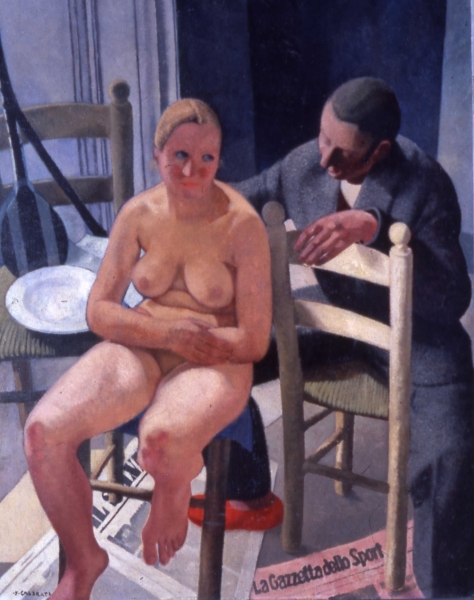 Felice Casorati, Susanna (1929), olio su tela