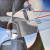 Osvaldo Peruzzi, Aeropittura, 1934, olio su cartone, inv. AM 1291