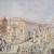 Angelo Urbani del Fabbretto, Via della Conciliazione, 1950, olio su compensato