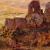Adolfo De Carolis, Grottarossa (1895-1900), olio su cartone 