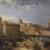 Ignoto pittore fiammingo. Corteo papale a Ponte Sant'Angelo. 1646-1656. Olio su tela  Roma, Museo di Roma (inv. dep PV 117), in deposito dal Museo di Palazzo Venezia