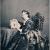 Antonio e Paolo Francesco D’Alessandri, ritratto della principessa Luisa Corsini accanto al ritratto del figlio defunto 1856 circa
