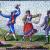 Danzatori di saltarello (da Bartolomeo Pinelli)