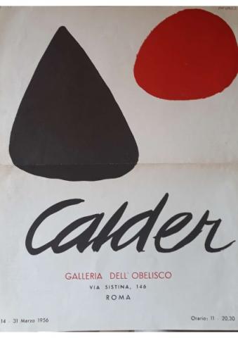  Alexander Calder, Galleria dell’Obelisco, 1956