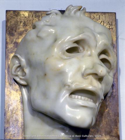 Adolf Wildt, Maschera del dolore (Autoritratto), 1909, marmo bianco, inv. AM 5012