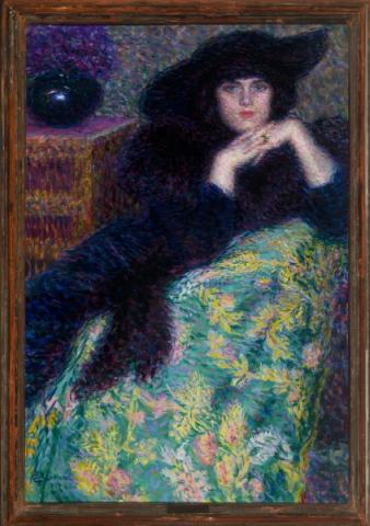 Lionne (Enrico Della Leonessa), Violette, 1913, olio su tela