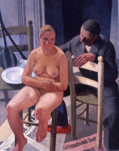 Felice Casorati, Susanna, 1929, olio su tela