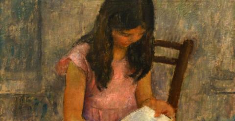 Emilio Notte - Bambina che legge