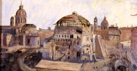 Eva Quajotto, Demolizioni intorno all'Augusteo, 1937 
