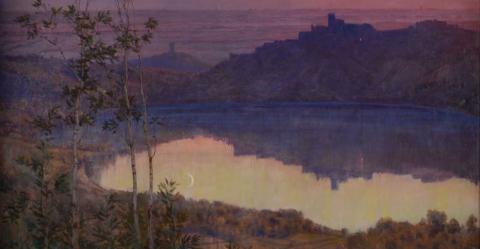 Enrico Coleman, Speculum Dianae (Lago di Nemi), 1909 Enrico Coleman, Speculum Dianae (Lago di Nemi), 1909