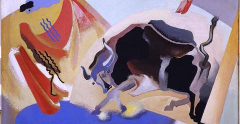La Corrida, Enrico Prampolini, 1929-30 La Corrida, Enrico Prampolini, 1929-30