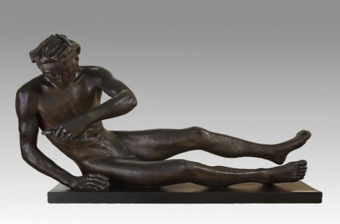 Dino Basaldella Pescatore d’anguilla, 1934