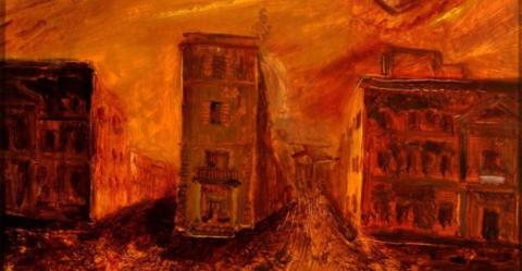 La via che porta a San Pietro (I Borghi), Scipione, 1930 La via che porta a San Pietro (I Borghi), Scipione, 1930