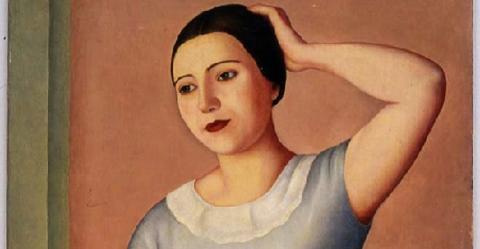 Antonio Donghi, Donna alla toletta, 1930