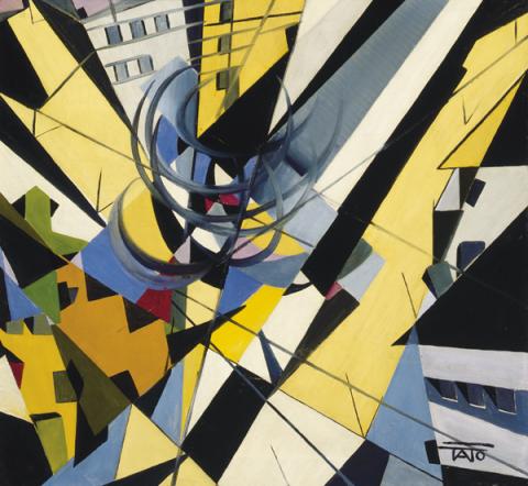 Guglielmo Sansoni (Tato), Sensazione di volo – 3° tempo, 1929 Guglielmo Sansoni (Tato), Sensazione di volo – 3° tempo, 1929