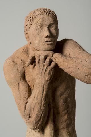 Arturo Martini, Il Pastore (1930), particolare, terracotta, Roma, Galleria d’Arte Moderna (© Istituto Superiore per la Conservazione ed il Restauro/fotografia di Edoardo Loliva 2015)