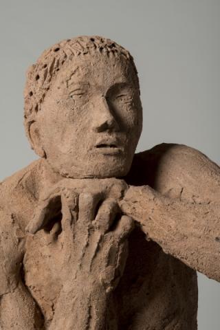 Arturo Martini, Il Pastore (1930), particolare, terracotta, Roma, Galleria d’Arte Moderna (© Istituto Superiore per la Conservazione ed il Restauro/fotografia di Edoardo Loliva 2015)