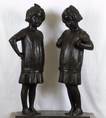 Giovanni Prini, Le gemelle Azzariti (1913), bronzo