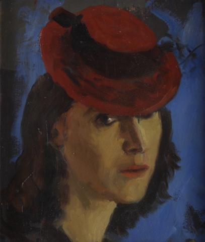 Ritratto di Renata, 1941, olio su tela, Roma, Archivio Marcello Avenali  