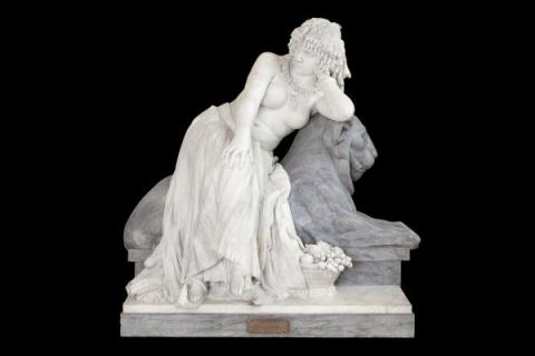 Girolamo Masini, Cleopatra, 1882, marmo